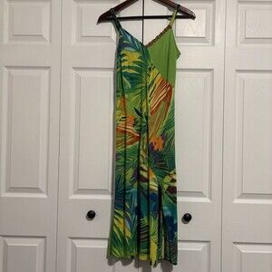 Women’s Jams World Voile Summer Floral Dress Size Medium